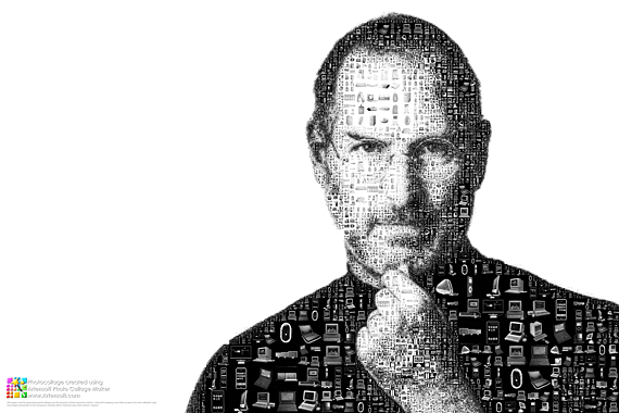 Steve Jobs photo collage